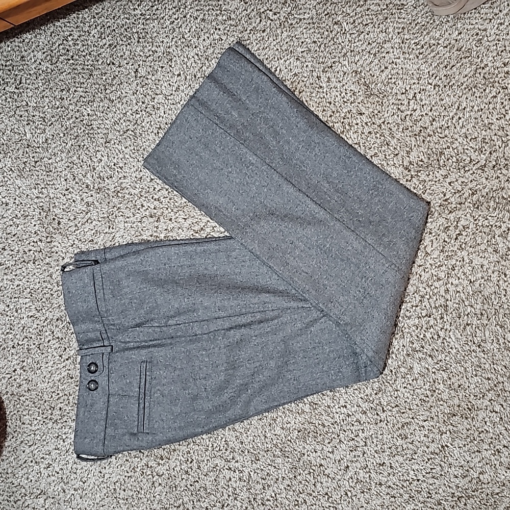 Banana Republic women's Winter stretch wool trousers, lined. Straight leg.